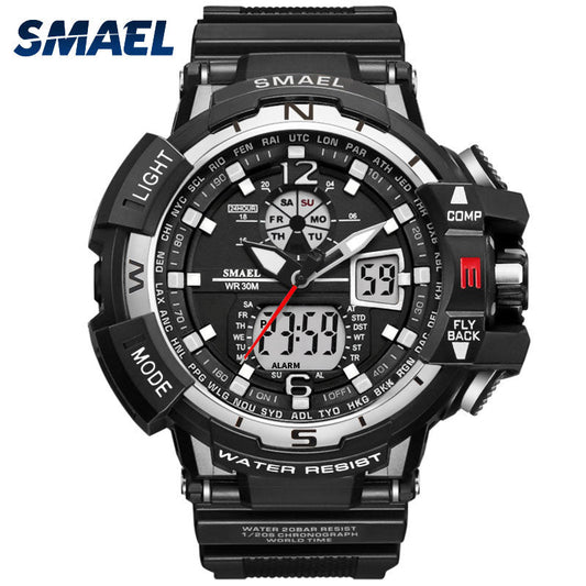 SMAEL 1376C Casual Watch Men Waterproof montre homme Men's Writswatch LED Digital Watches Men Clock Led reloj hombre  Big Sport Watches