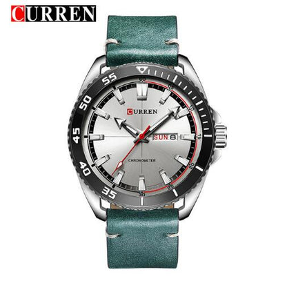 CURREN Luxury watch men Leather Quartz Wrist Watches