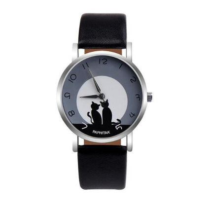 Cute Cat Printed Women Watches