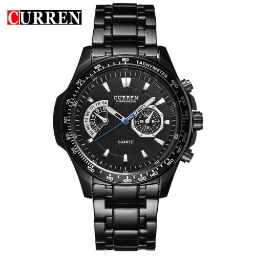 Curren Men's Quartz Vogue Business watches 3ATM waterproof