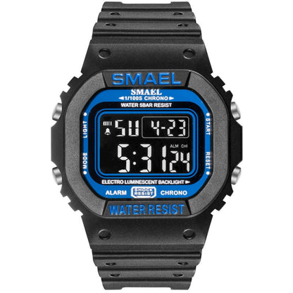 SMAEL 1803 Digital Watch Men Sports Watches LED Military Army Camouflage Wrist Watch For Boy Waterproof Top Brand Student Stopwatch