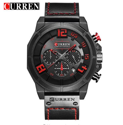 CURREN Quartz watches Men Leather Wrist Watch