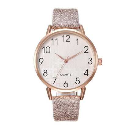 Simple Number Dial Ladies Watches Leather Strap Quartz Women Watch NEW Fashion Female Wristwatch Montre Femme Zegarek Damski A30