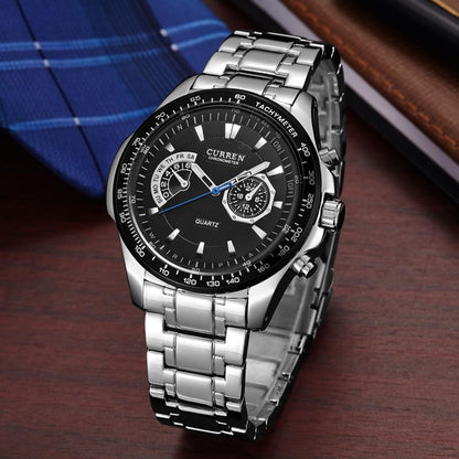 Curren Men's Quartz Vogue Business watches 3ATM waterproof