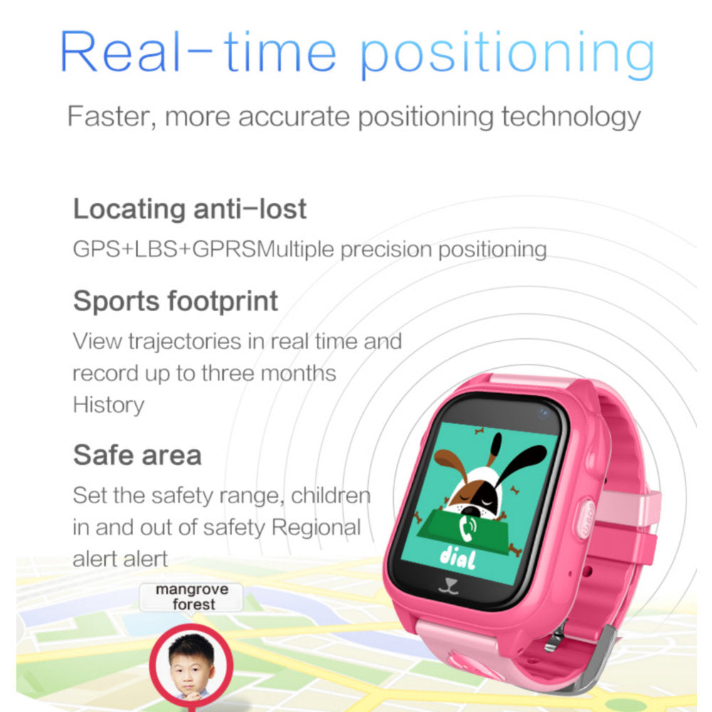 M06 Smart GPS Child Watch Waterproof IP67 Phone Positioning GPS Tracker 1.44 inch Color Touch Screen SOS Q750 Smart Baby Watch