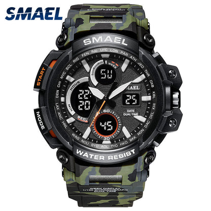 SMAEL 1708B Sport Watches Waterproof Men Watch LED Digital Watch Military Male Clock Relogio Masculino erkek kol saati Men Watch