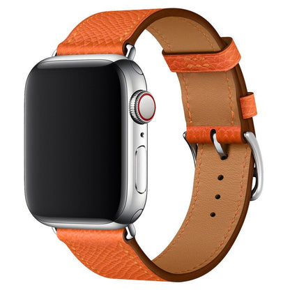 Apple Leather Watch Lead Layer Cowhide Apple Watch iwatch8 Watchband Color Patchwork Single Circle Watch Band