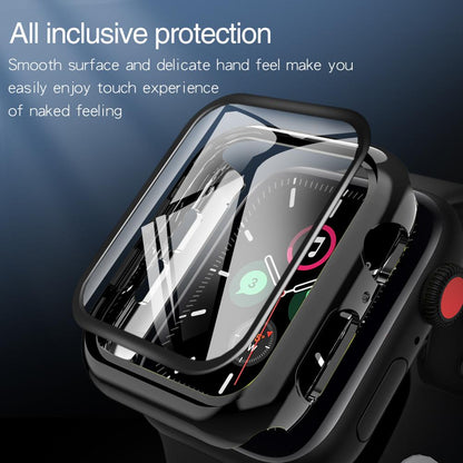 cover For Apple Watch case 44mm 40mm iWatch 42mm 38mm bumper Tempered Glass 44 42 38 42 mm for apple watch series 4 3 5 SE 6