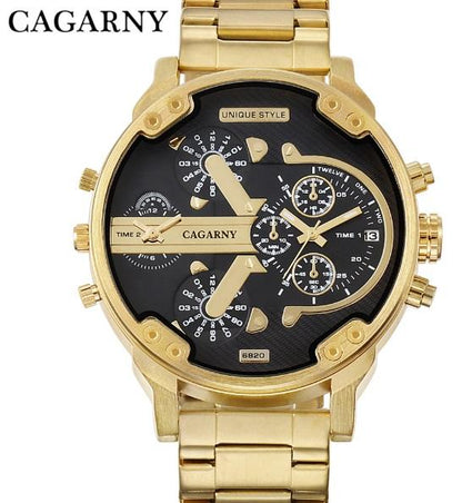 Cagarny Men's Watches Men Quartz Wristwatches