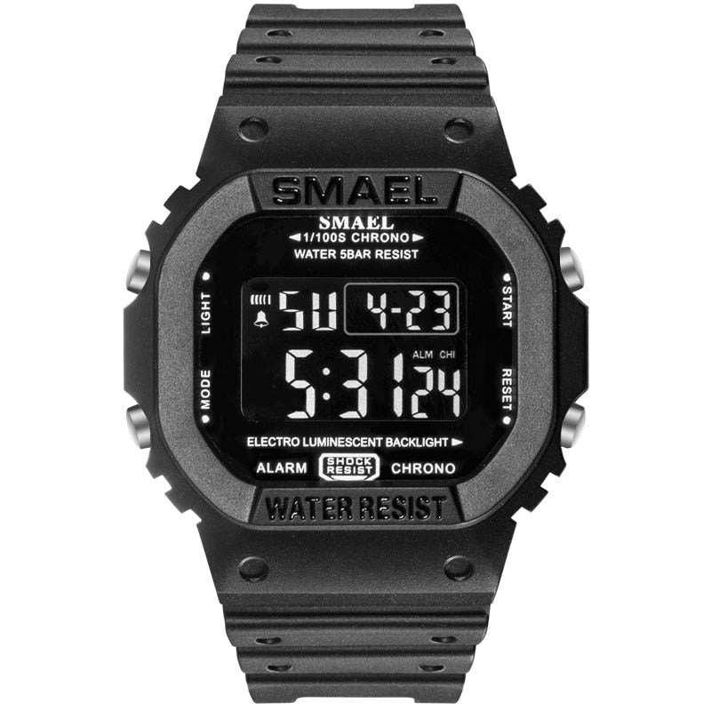 SMAEL 1803 Digital Watch Men Sports Watches LED Military Army Camouflage Wrist Watch For Boy Waterproof Top Brand Student Stopwatch