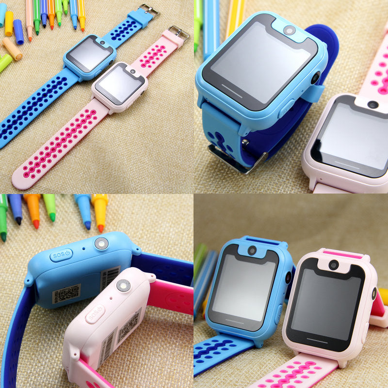 S6 GPS LBS Kids Smart Watch Waterproof Camera Sim Card Children SOS Call Location Finder Locator Tracker Baby GPS Watch