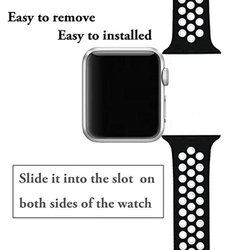 Silicone Replacement Sport Strap Bracelet