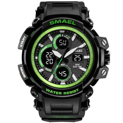 SMAEL 1708B Sport Watches Waterproof Men Watch LED Digital Watch Military Male Clock Relogio Masculino erkek kol saati Men Watch