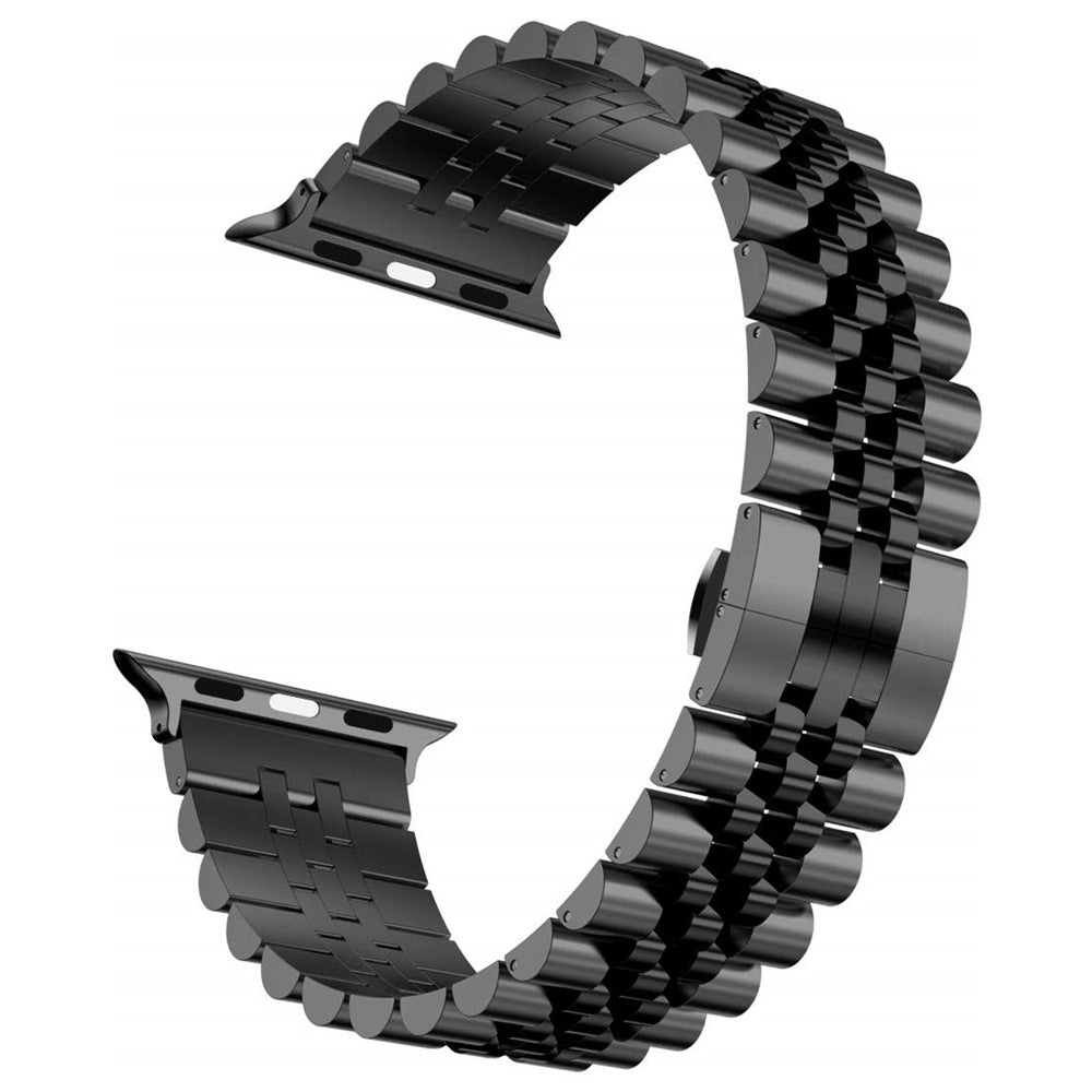 Applicable to Apple watch new five-bead stainless steel strap 1-6 on behalf of the watch strap iwatch steel strap