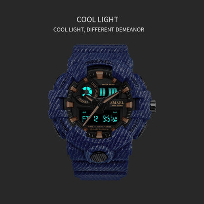 SMAEL Sport Watch 1642-1 & 8001 Military Watches Men Army Digital Writwatch LED 50m Waterproof Men's Watch Man Watch Gift Colcks Free Shipping