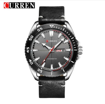 CURREN Luxury watch men Leather Quartz Wrist Watches