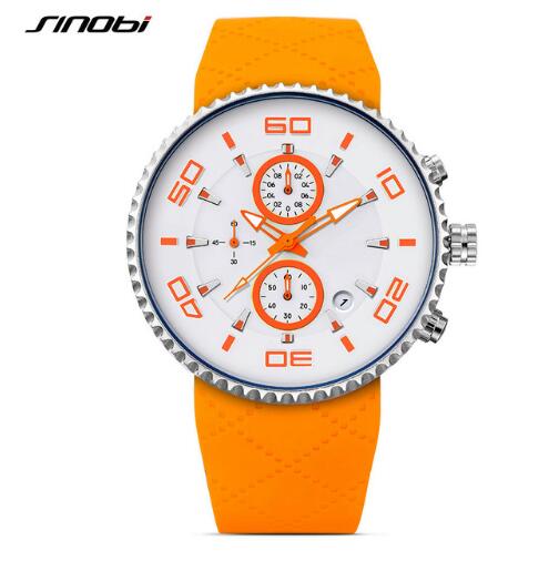 SINOBI  Sports Watches Mens Stopwatch 30m Waterproof