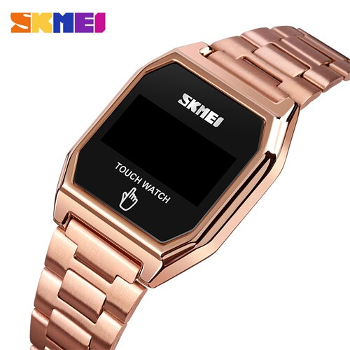 SKMEI 1679 NewTop Brand LED Men Women Digital Wristwatch Touch Screen LED Display Electronic Waterproof Watch Gifts Relogio Masculino