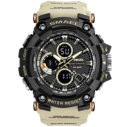 SMAEL 1802 Sports Men's Watches Top Brand Luxury Military Quartz Watch Men Waterproof Shock Male Digital Clock Relogio Masculino