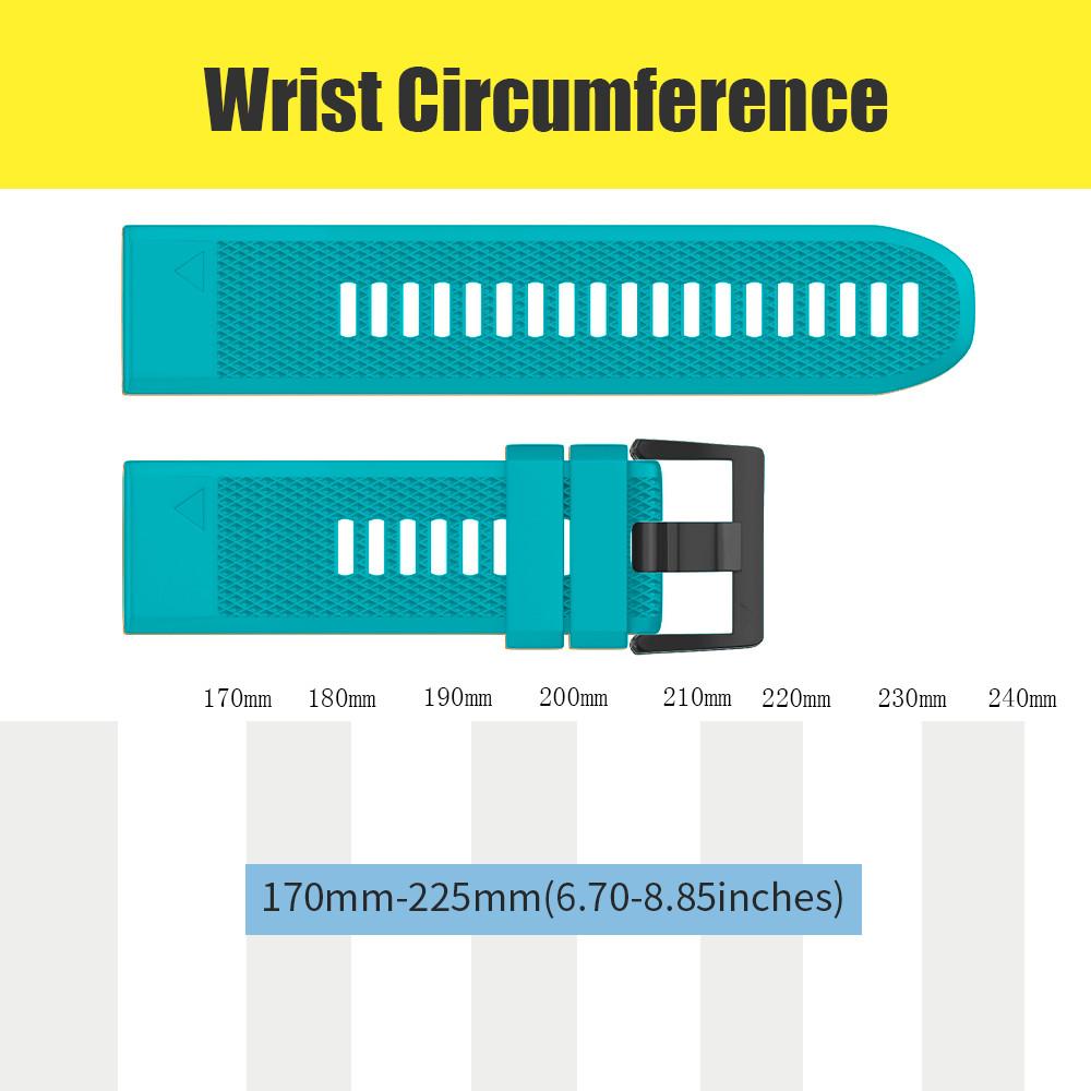 22mm Silicone Watchband for Garmin Fenix 5/Forerunner 935