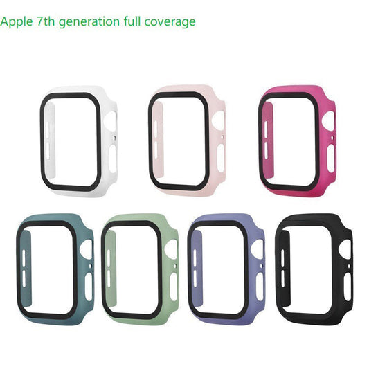 New Model For Apple Watch Protective Case iwatch7 On Behalf Of The Watch Case All-Inclusive Fuel Injection + Tempered Film One