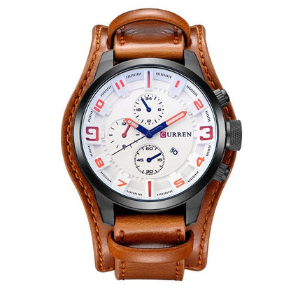 Curren Men Watches Man Clock Brand Luxury Army Military Steampunk Sports Male Quartz-Watch