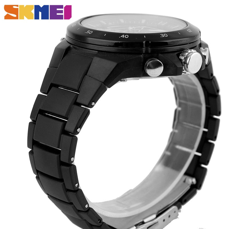 SKMEI 1016 Sport Watch Men Fashion Casual Alarm Clock Waterproof Military Chrono Dual Display Wristwatches Relogio Masculino