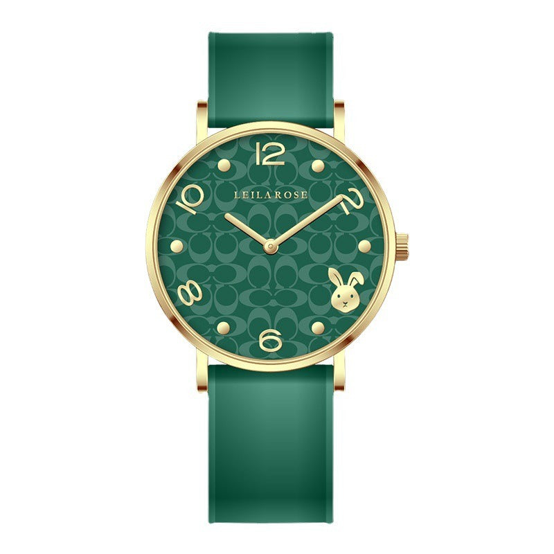 Year of the Rabbit Limited Zodiac Watch Fashion Waterproof Sunlight Light Luxury Women's Quartz Watch