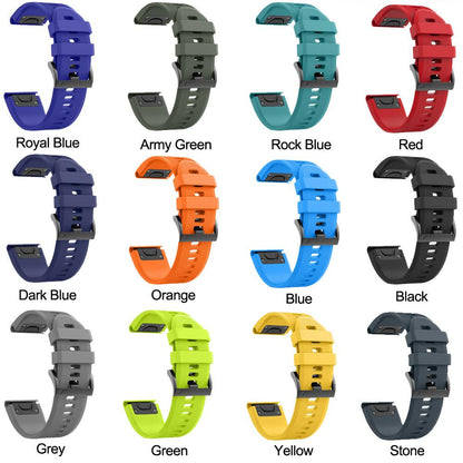 22mm Silicone Watchband for Garmin Fenix 5/Forerunner 935