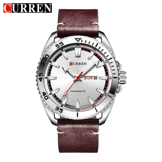 CURREN Luxury watch men Leather Quartz Wrist Watches