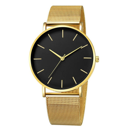 Sport Date Analog Quartz Wrist Watch Fashion Stainless Steel Men Casual Male Clock Wristwatch