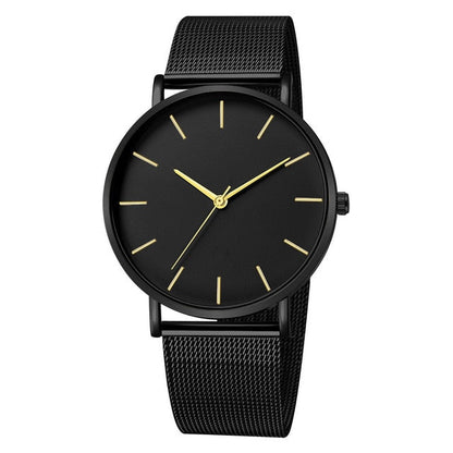 Sport Date Analog Quartz Wrist Watch Fashion Stainless Steel Men Casual Male Clock Wristwatch