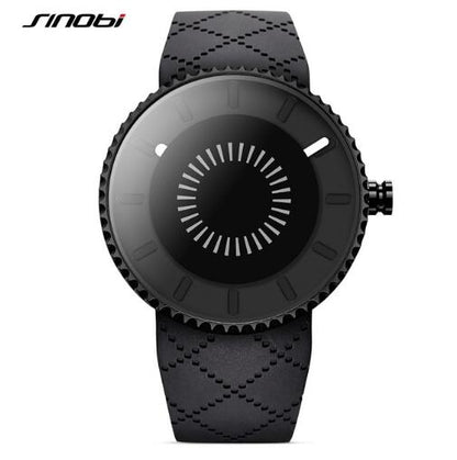 SINOBI Mens Sports Watches Waterproof Silicone Band for Women Unisex