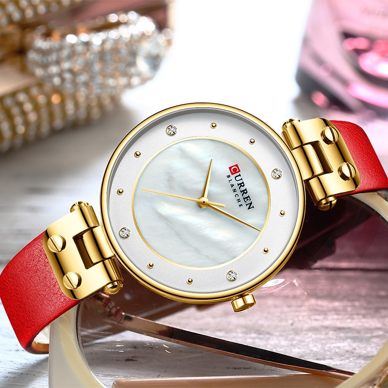 Curren Watch Women Top Brand Luxury Watches Quartz Waterproof Women's Wristwatch Ladies Girls Fashion Clock relogios feminino