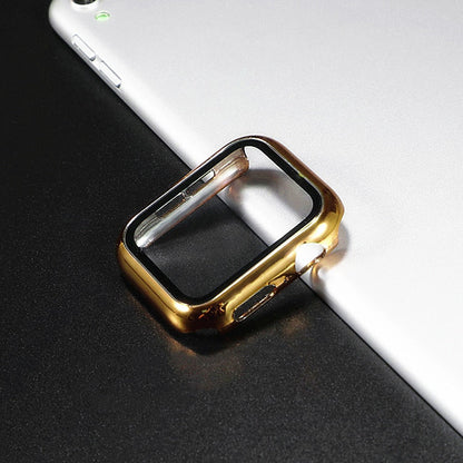 cover For Apple Watch case 44mm 40mm iWatch 42mm 38mm bumper Tempered Glass 44 42 38 42 mm for apple watch series 4 3 5 SE 6