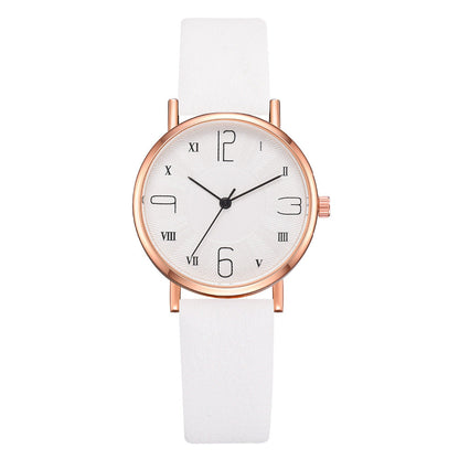 Women Watches Luxury Brand Fashion Leather Strap Round Dial Digital Watch Ladies Quartz Wristwatches Clock Girl Montre Femme 533