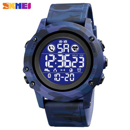 SKMEI 1746 New Sports Mens Smartwatch Pedometer Calorie Fitness Clock Bluetooth Calories Waterproof Male Wristwatch relojes inteligentes