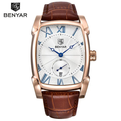 BENYAR Brand Luxury Men's Watch Date 30m Waterproof Clock Male Casual Watches Men Wrist Sport Watch