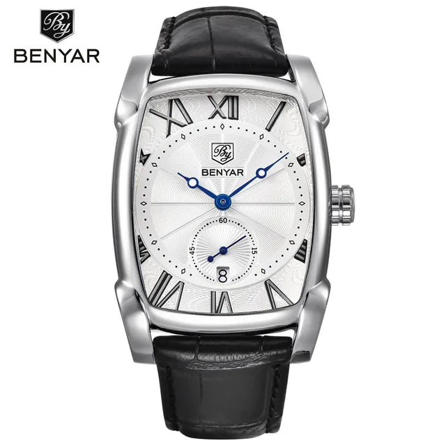 BENYAR Brand Luxury Men's Watch Date 30m Waterproof Clock Male Casual Watches Men Wrist Sport Watch