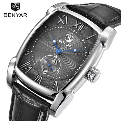 BENYAR Brand Luxury Men's Watch Date 30m Waterproof Clock Male Casual Watches Men Wrist Sport Watch