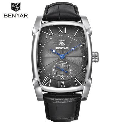 BENYAR Brand Luxury Men's Watch Date 30m Waterproof Clock Male Casual Watches Men Wrist Sport Watch