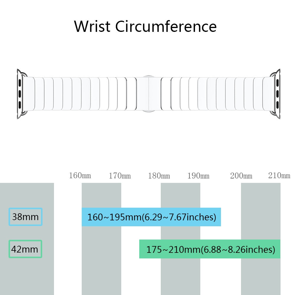 Ceramic Watchband for Apple Watch Band 38mm 42mm Smart Watch Links Bracelet Ceramic Watchband for Apple watch Series 4 3 2 1