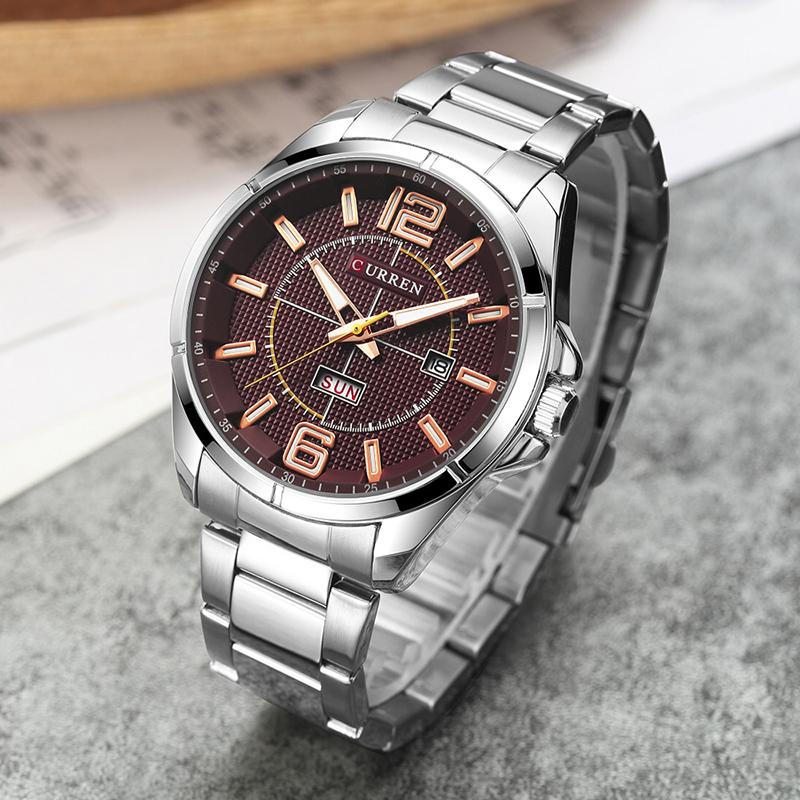 Curren Men wristwatches casual quartzwatch water Resistant 8271