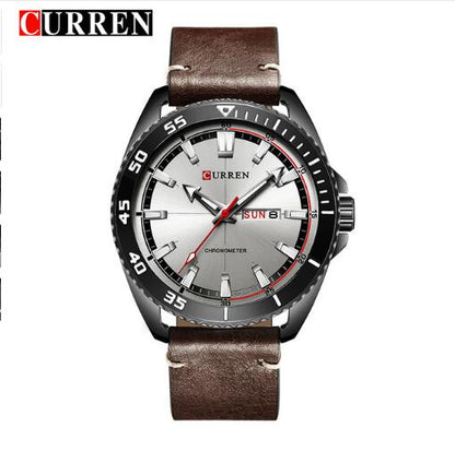 CURREN Luxury watch men Leather Quartz Wrist Watches