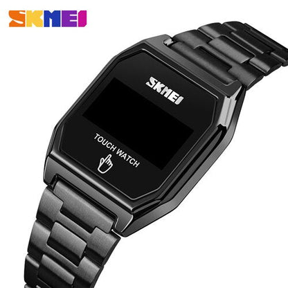 SKMEI 1679 NewTop Brand LED Men Women Digital Wristwatch Touch Screen LED Display Electronic Waterproof Watch Gifts Relogio Masculino