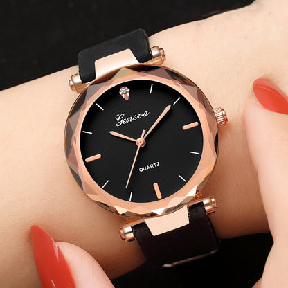 Relojes mujer Fashion ladies wrist watches Womens clock Round glass silicone strap wrist watch for women ladies wrist watches