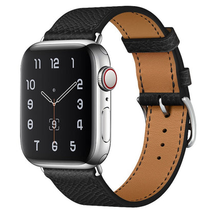 Apple Leather Watch Lead Layer Cowhide Apple Watch iwatch8 Watchband Color Patchwork Single Circle Watch Band