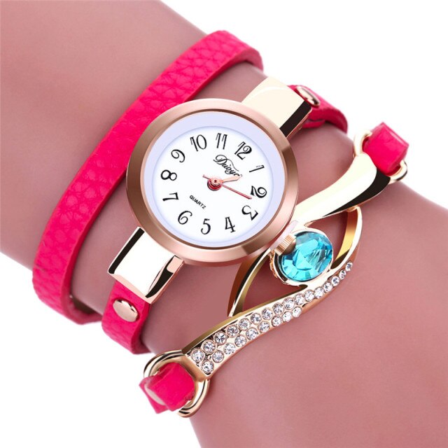 Women Watches Eye Gemstone Luxury Watches Women Gold Bracelet Watch Female Quartz Wristwatches Reloj Mujer