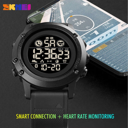 SKMEI 1746 New Sports Mens Smartwatch Pedometer Calorie Fitness Clock Bluetooth Calories Waterproof Male Wristwatch relojes inteligentes