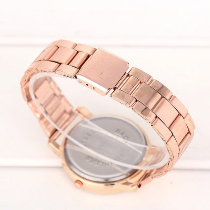 Sale Silver Gold Watch Women Luxury Brand Hot Sale Ladies Wristwatches Gifts For Girl Full Stainless Steel Rhinestone Quartz Watch